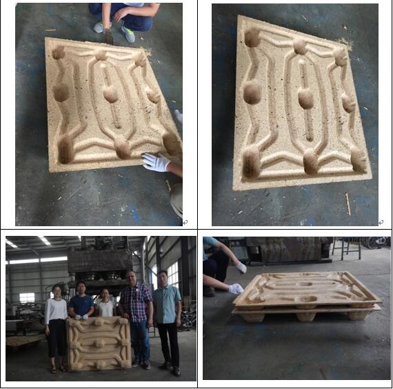 compressed wood pallet