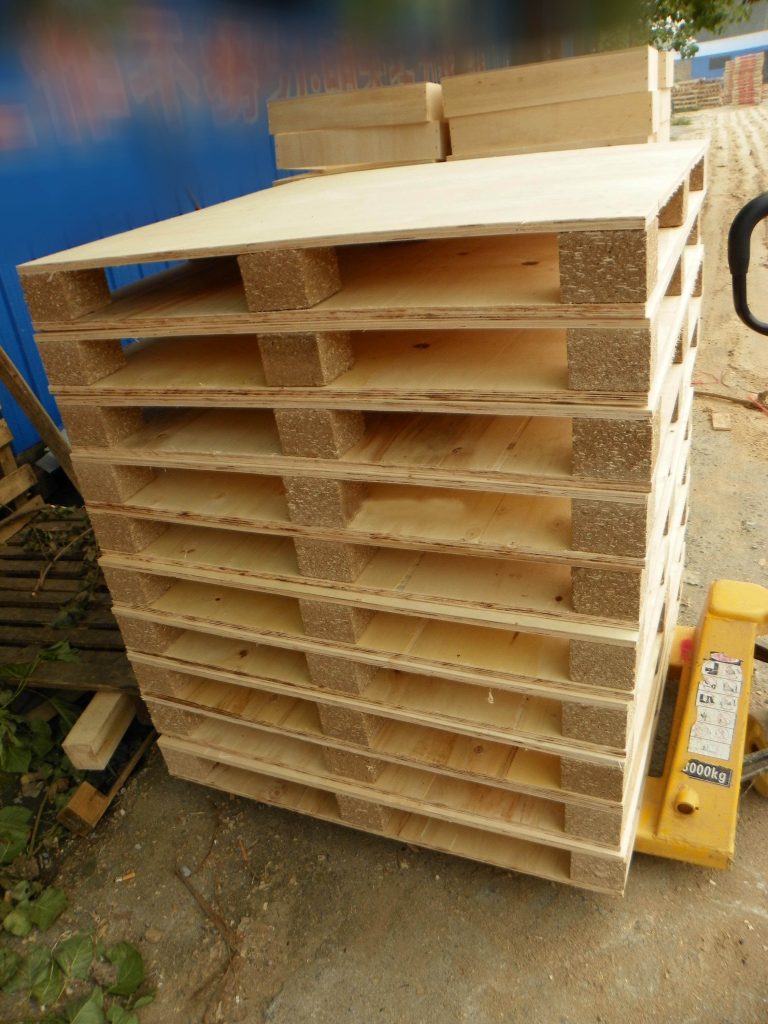 wood pallet block making machine