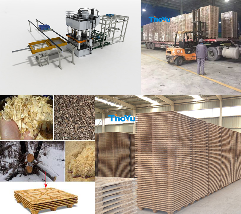 sawdust pallet machine