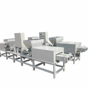double head wood pallet block machine1