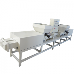 double head wood pallet block machine2