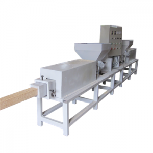 single-head wood pallet block machine