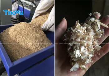 2018 Making Cutter Hot Press Wood Chips Shaving Pallet Block Machine