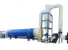 Three Channels Hot air stream wood chip dryer With Cyclone Dust Collector