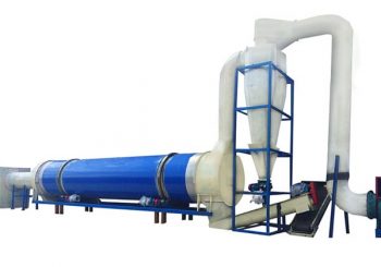 Three Channels Hot air stream wood chip dryer With Cyclone Dust Collector