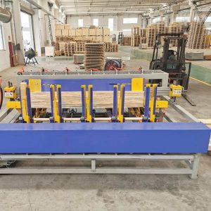 automatic wood pallet legs nailer