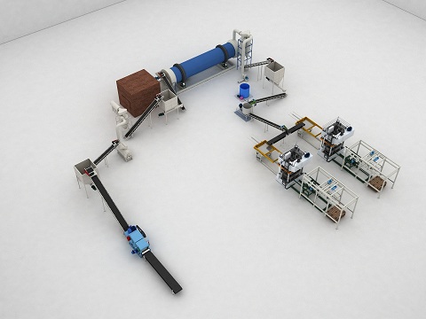 Two single-station moulded pallet press production lines